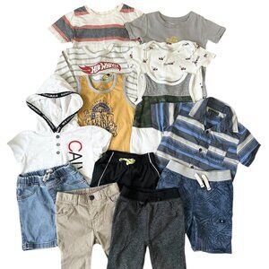 Bundle of 13 Pieces Baby Boy Clothes 18 Months, 18-24 Months & 24 Months
